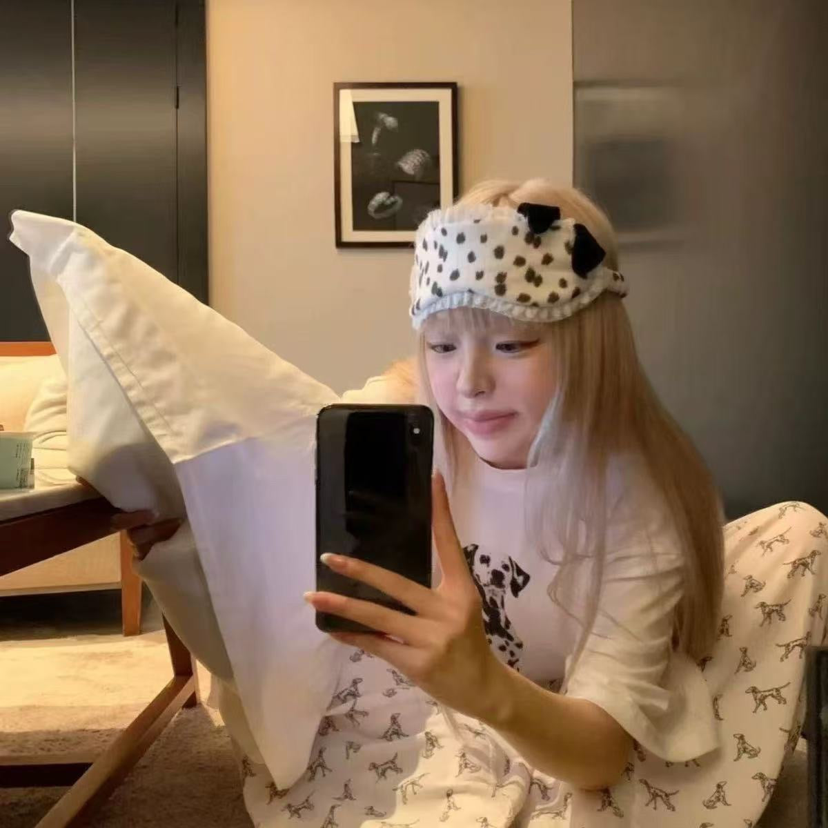 Leopard Print Eye Mask