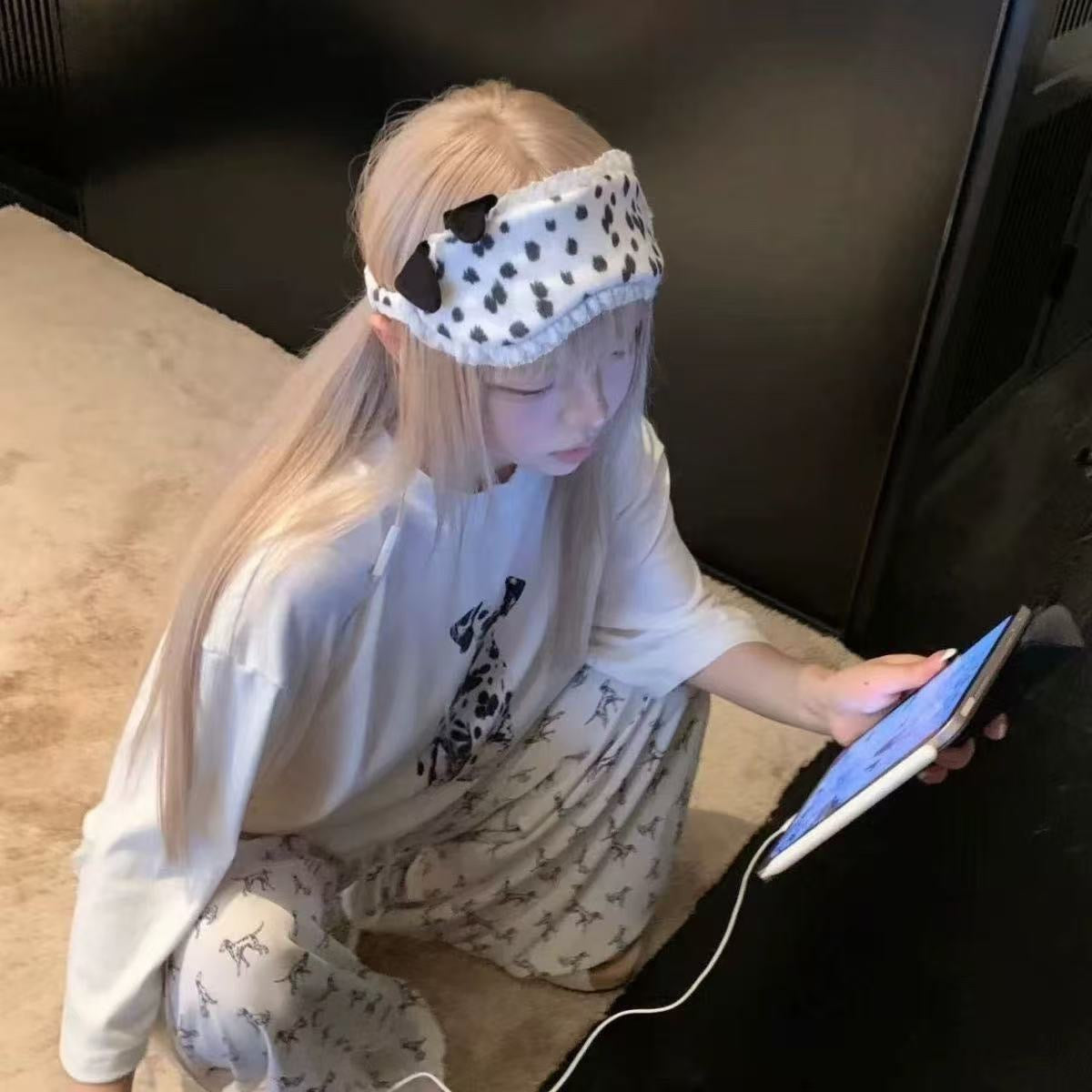 Leopard Print Eye Mask