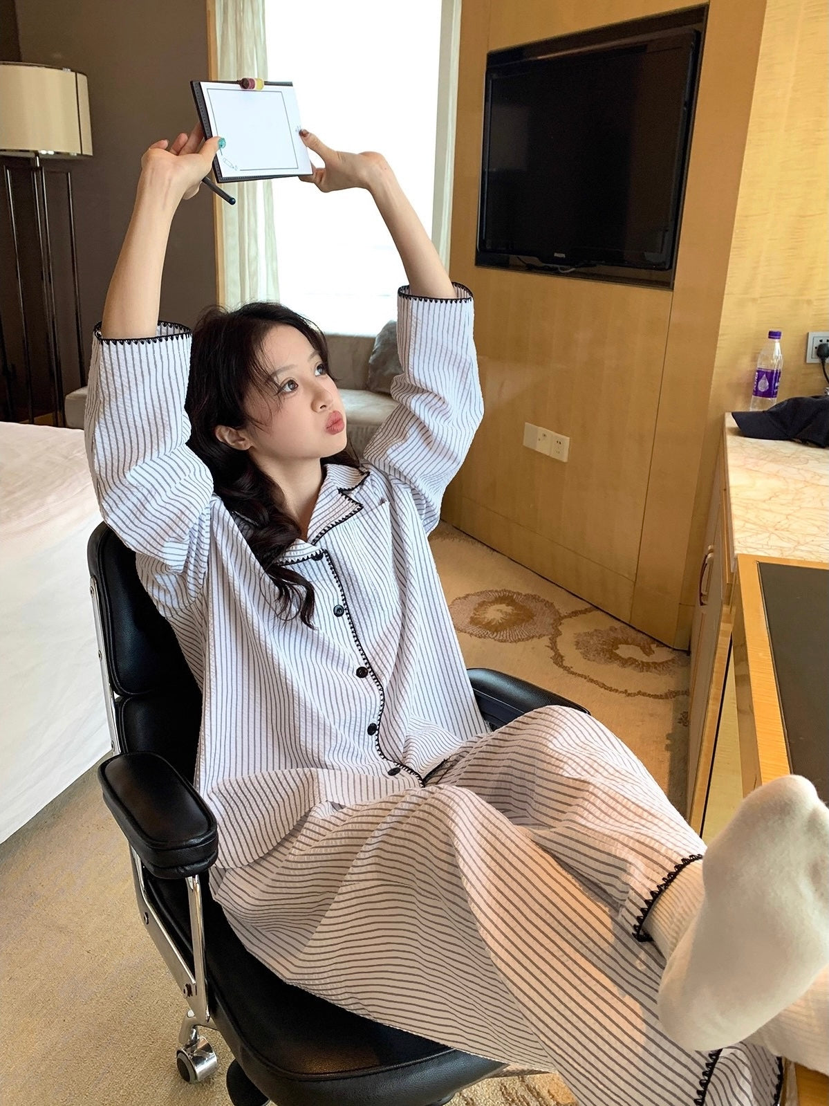 Cloudy Striped Pyjamas