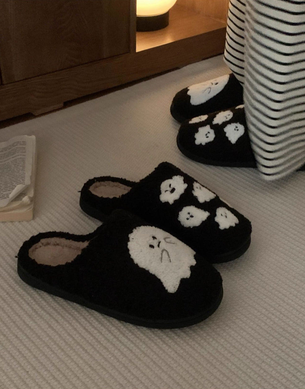 Little Ghost Cotton Slippers