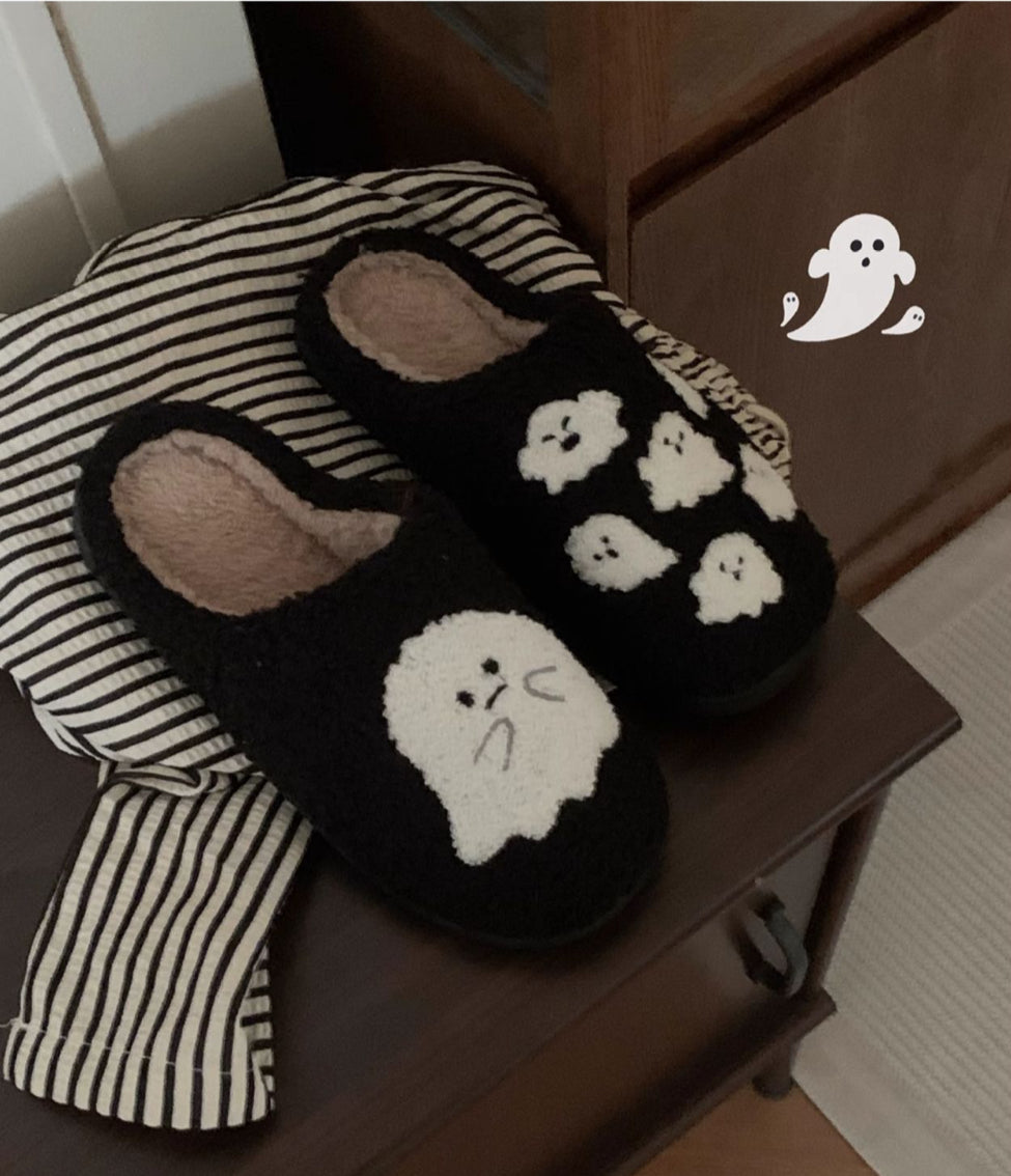 Little Ghost Cotton Slippers