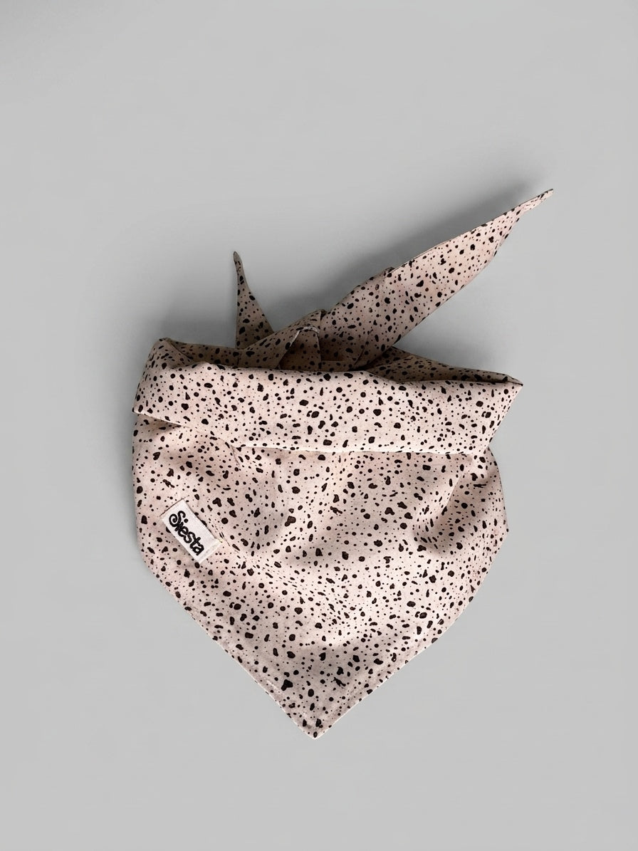Dog Bandana, Brown Ink