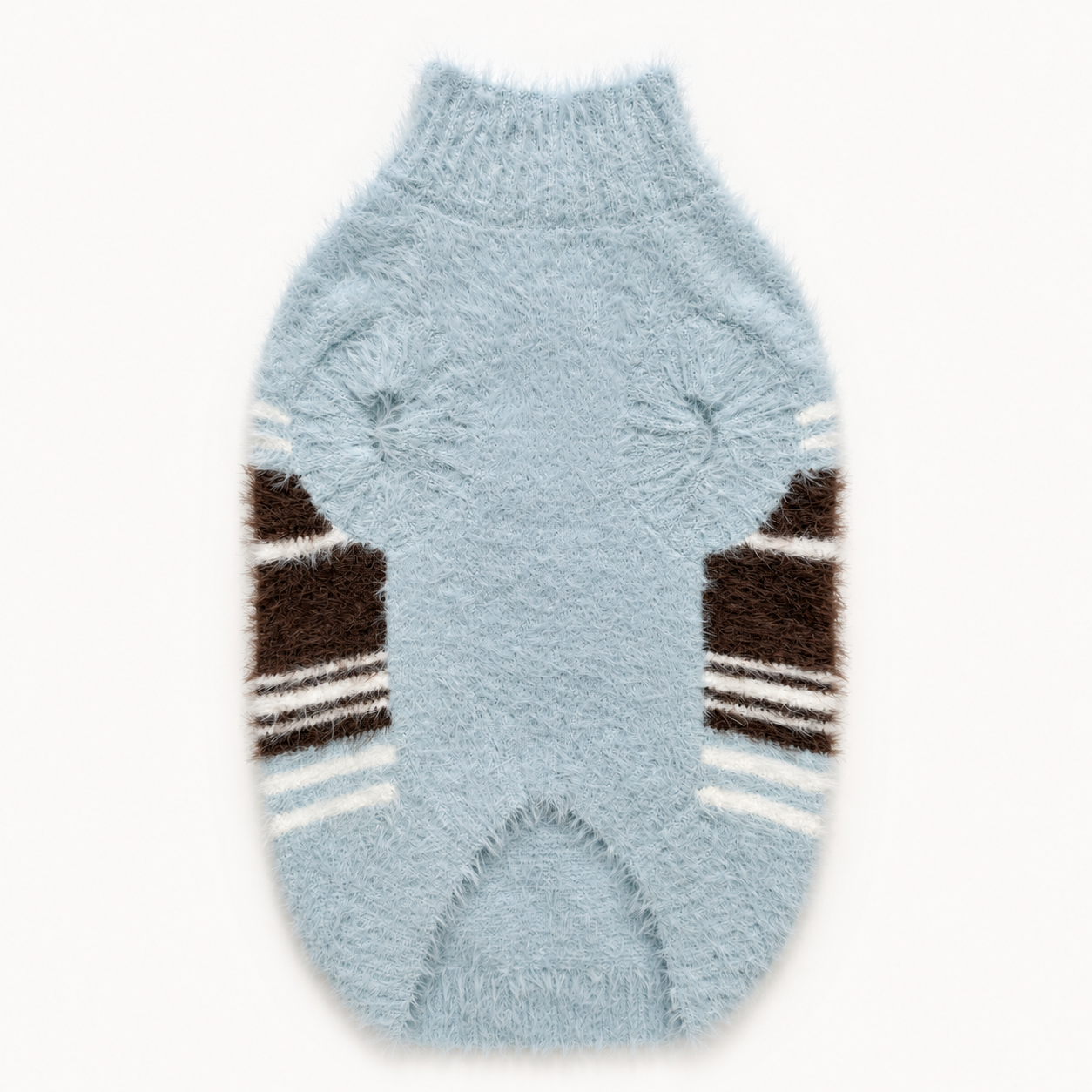 Siesta Dog Sweater in Blue, back view