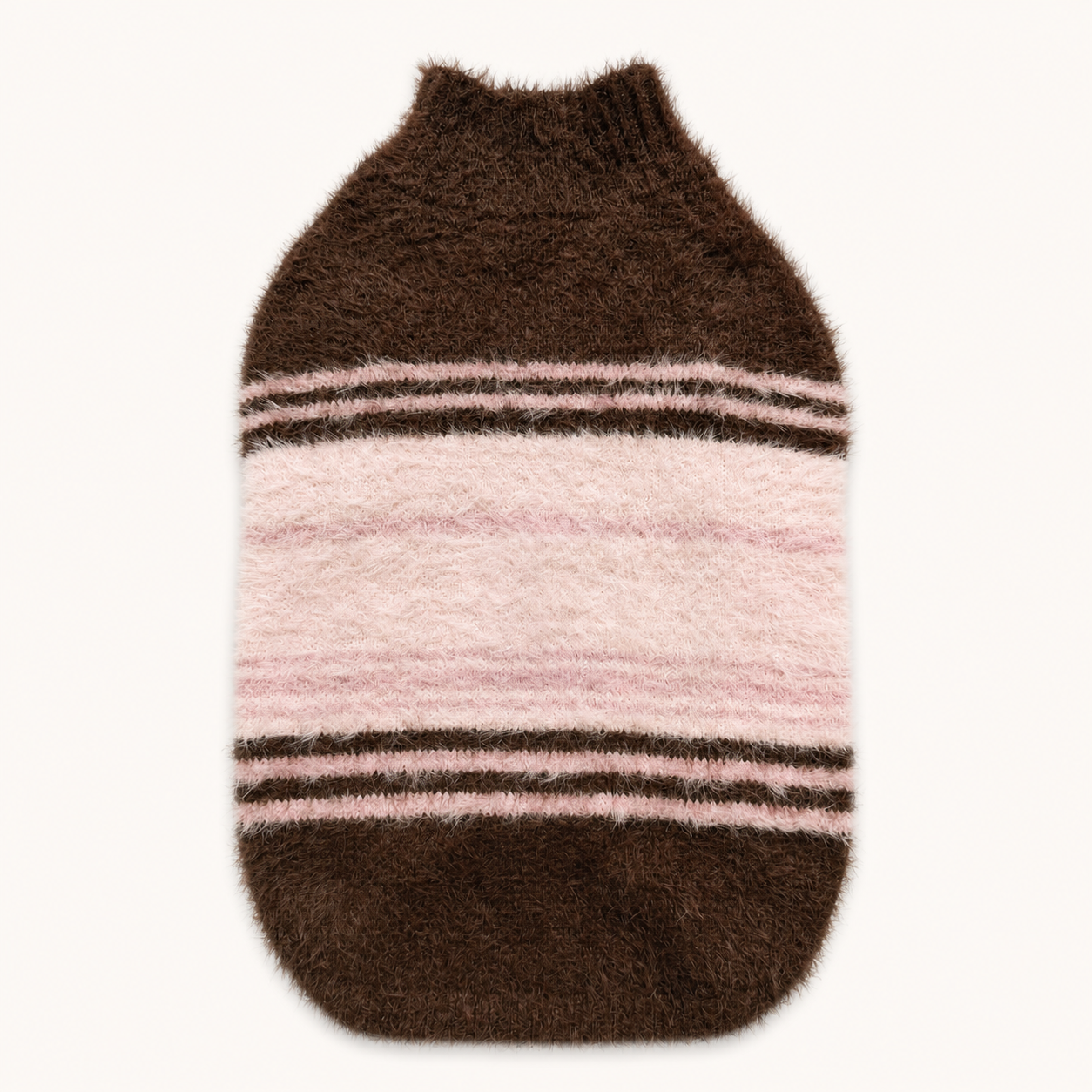 Siesta Dog Sweater in Brown, front view