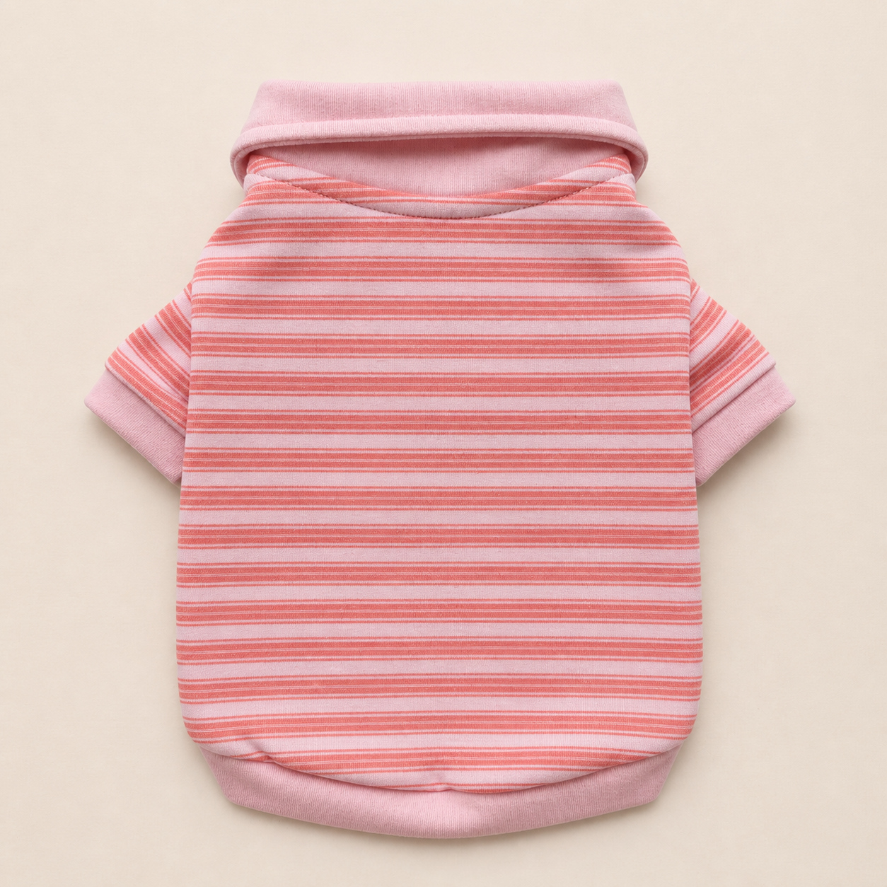 Siesta Striped Polo Shirt — Gelato, back view