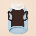Siesta Sleeveless Shirt in Blue, back view